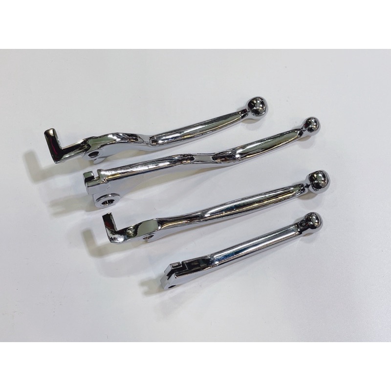 Tay thắng đĩa xiken lắp xe Dream Wave màu sáng bóng không gỉ, gắn như zin