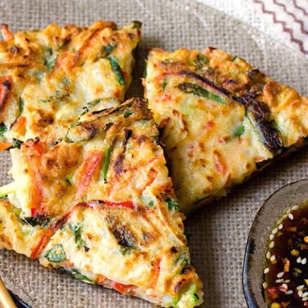 Bột bánh xèo làm bánh hành Beksul Hàn Quốc 1kg 부침가루