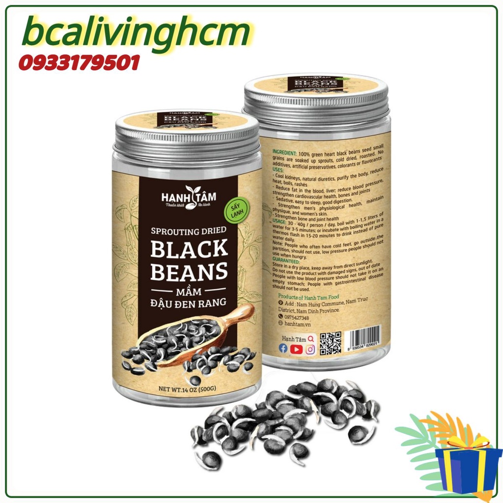 Trà Mầm Gạo Lứt đỏ Trà mầm đậu đen Trà bancha  Hạnh Tâm