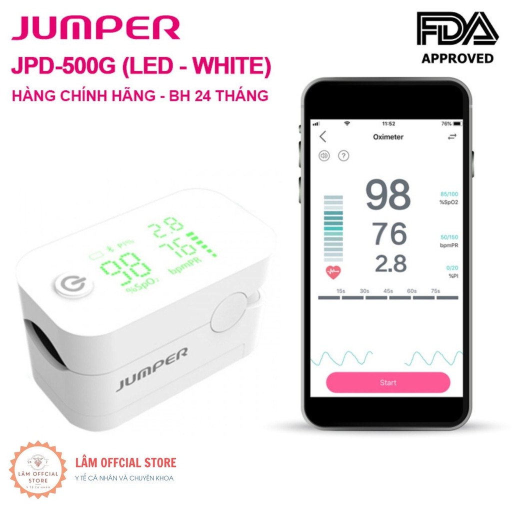 MÁY JUMPER JPD -500G LED kết nối Bluetooth hàng chính hãng của USA GERMANY bảo hành 24 tháng