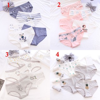 Set 5 Quần Lót Cotton Dễ Thương - SQ