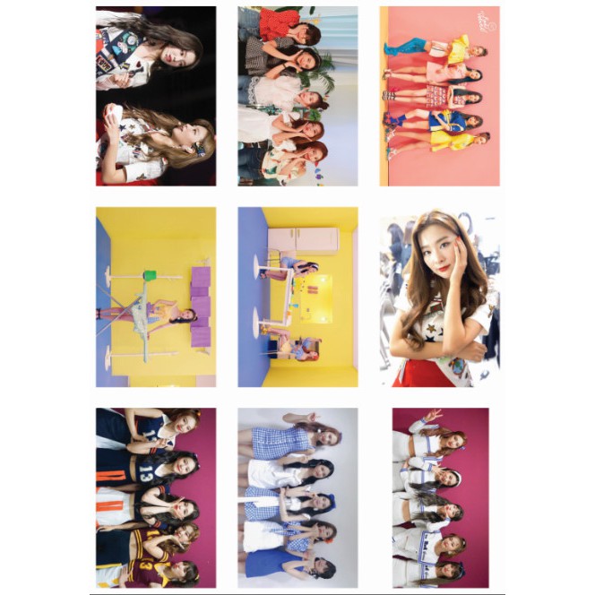 Lomo card ảnh nhóm Red Velvet update Twitter Full 63 ảnh