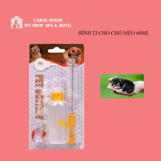 Bình ti cho Chó con Mèo con 60ml