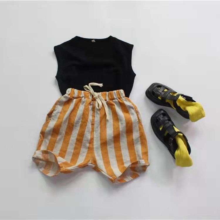 [Babycat] Hàng Có Sẵn Bán Chạy Áo Sát Nách Cotton Mềm Mại Thoải Mái Mùa Hè Phong Cách Nhật Hàn Hàn Quốc Có Thể Giặt Rửa Cho Bé Trai Và Bé Gái
