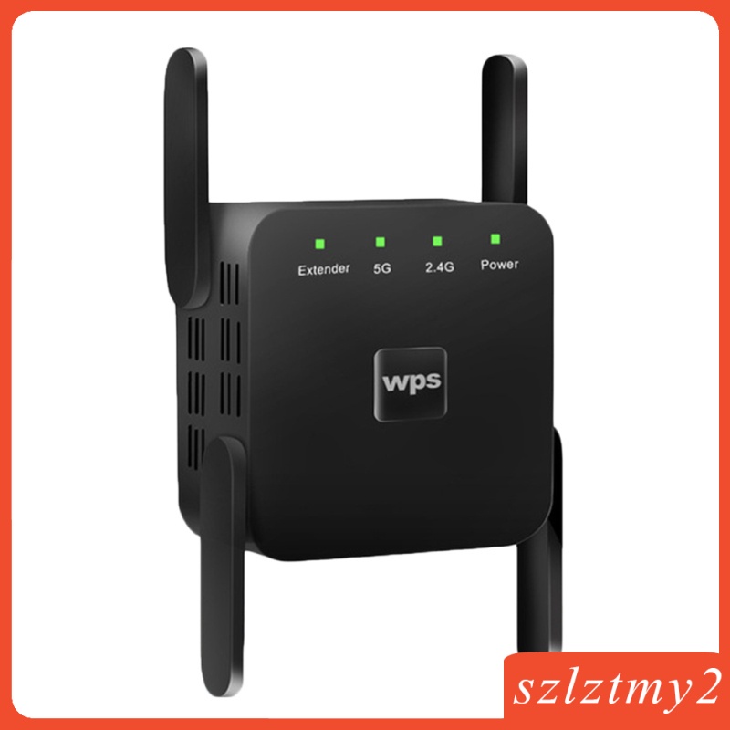 Thiết Bị Khuếch Đại Tín Hiệu Wifi Không Dây 1200mbps 2.4g 5g 4 Ăng Ten Phích Cắm Us | BigBuy360 - bigbuy360.vn