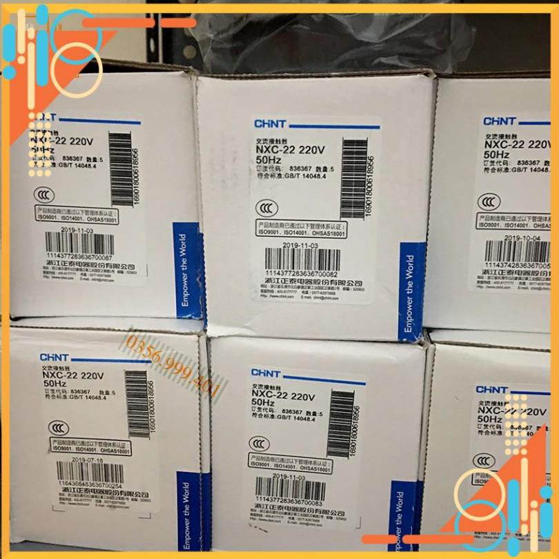 Khởi Động Từ Contactor CHNT NXC-22 22A NXC-25 25A NXC-32 32A