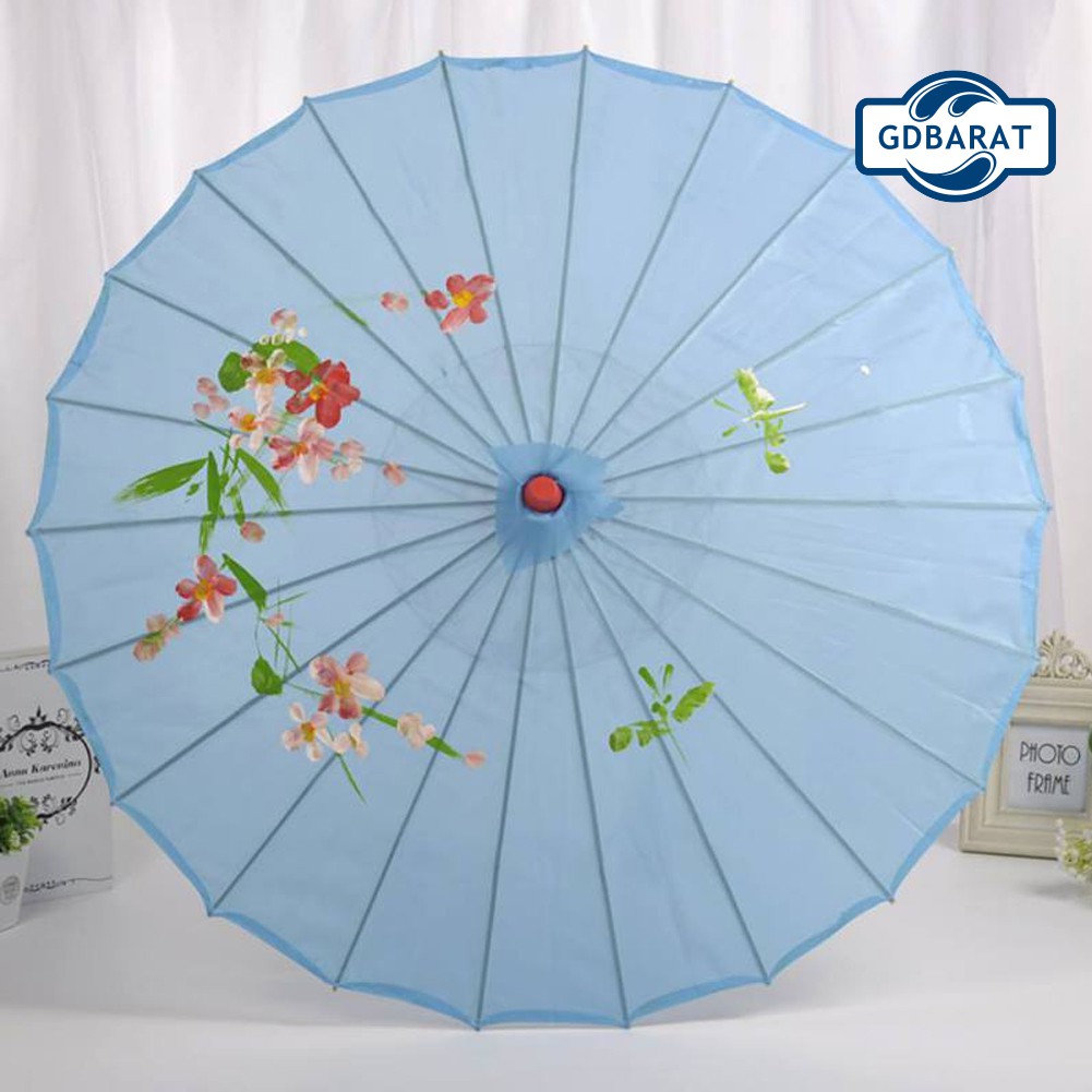 Dù Che Nắng Bằng Lụa Phong Cách Trung Hoa Cổ Điển Độc Đáo Dùng Trong Trang Trí Tiệc Cưới