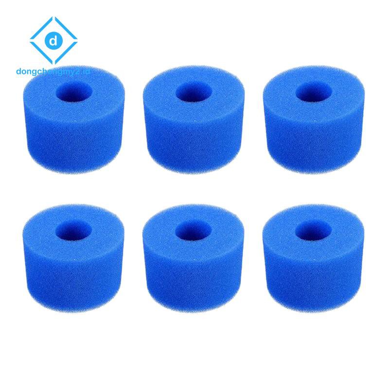 6PCS Swimming Pool Foam Filter Sponge Intex S1 Biofoam Cleaner Pool