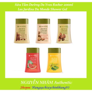 Sữa Tắm Yves Rocher 💖FREE SHIP💖 Sữa Tắm Dưỡng Da Yves Rocher 200ml Les Jardins Du Monde Shower Gel