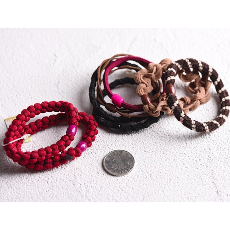 Combo 20 cột tóc đủ mẫu đủ màu ngẫu nhiên. Giá chỉ 55k/20 cái. Hàng luôn có sẵn rất đẹp.