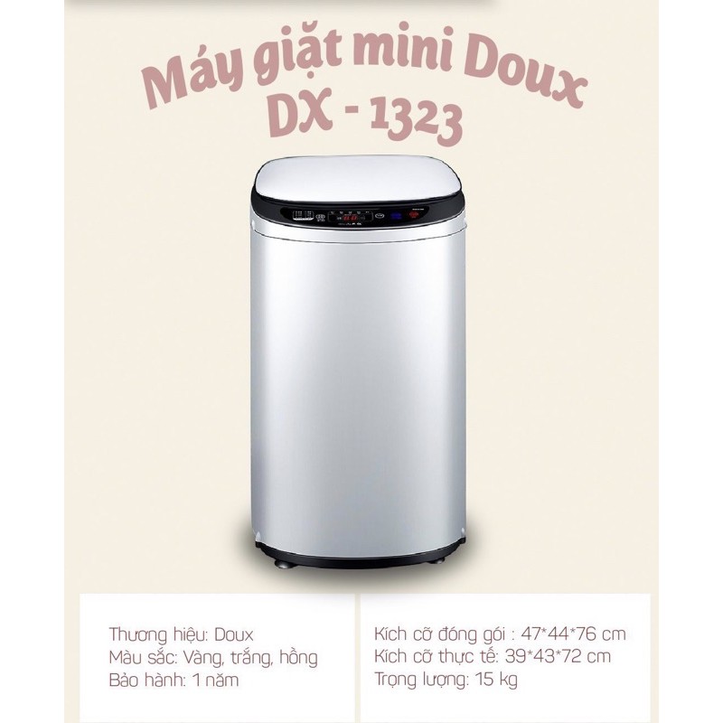 Máy giặt mini Doux 4kg/Doux Lux 4.5kg chính hãng BH 1 năm