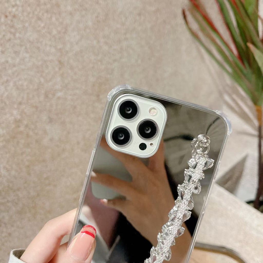 Ốp Điện Thoại Mặt Gương Chống Rơi Sang Trọng Cho Iphone 78 Plus 11 11 Pro 11 Promax 12 12 Pro 12 Promax