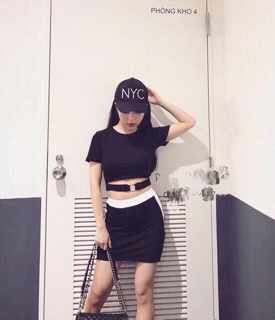 Sét Áo Chân Váy Sành Điệu