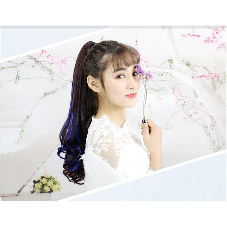 Tóc ngoạm line Xanh Sỉ 55k