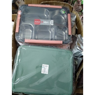 Khay cơm văn phòng inox 5 ngăn