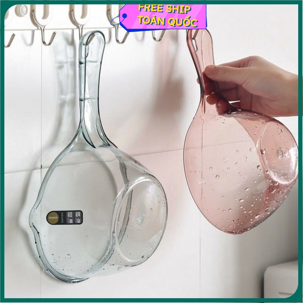 PVN31751 Gáo Múc Nước Bằng Nhựa Cao Cấp Trong Suốt Tiện Lợi T2 .