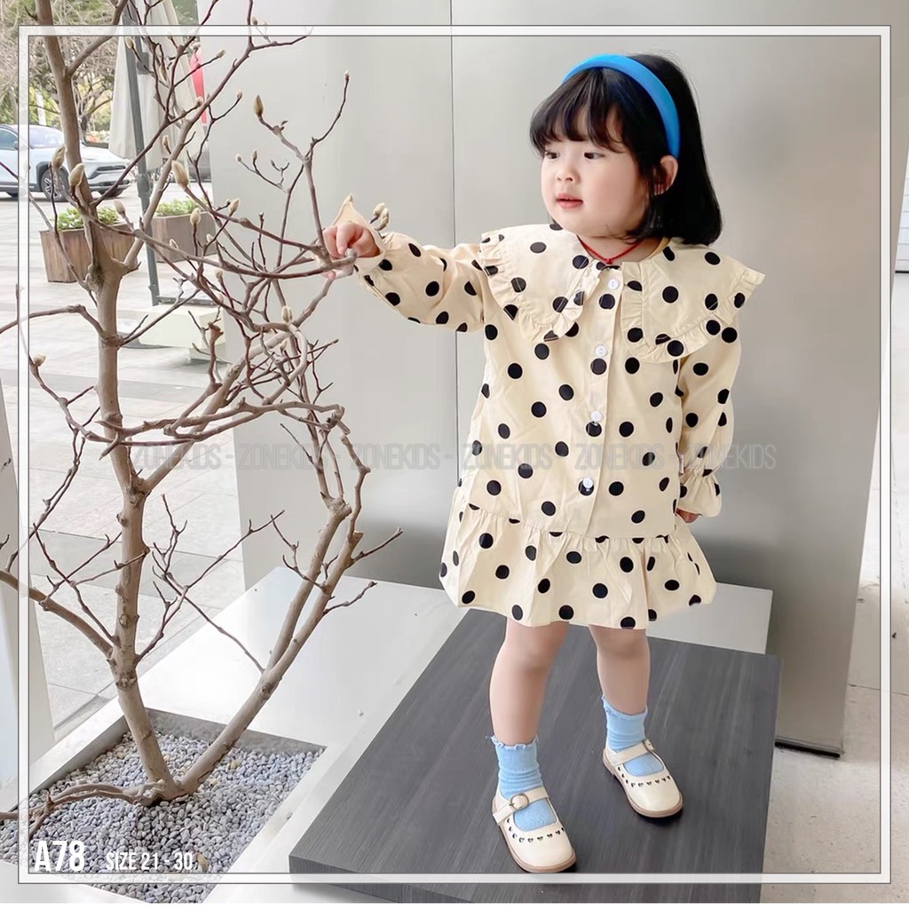 Giày búp bê họa tiết mickey cho bé gái Zonekids - A78