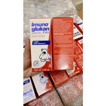 Siro tăng đề kháng Gấu Imunoglukan P4H- giảm nguy cơ mắc các bệnh đường hô hấp