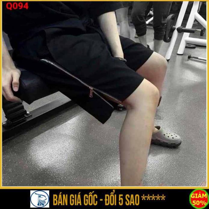 [MẪU MỚI] Quần Short Kaki Túi Hộp Khóa Zip Sang Chảnh, QUẦN ĐÙI LỮNG NAM MÀU ĐEN CÓ SIZE LỚN dể phối áo thun nam *