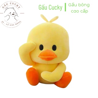 Gấu bông vịt vàng giơ tay chào cute size 20cm