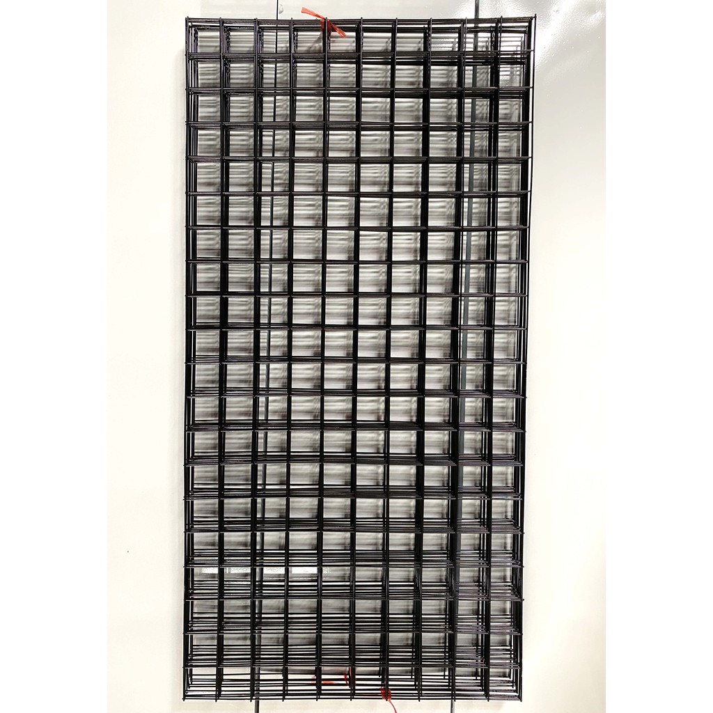 Tấm Lưới sắt 0,5m x 1m màu trắng, đen sơn tĩnh điện treo phụ kiện, treo đồ