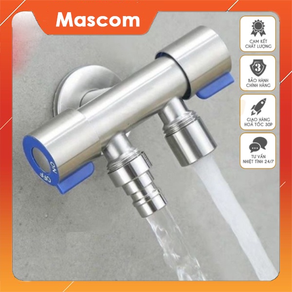 Van giam áp Inox 304, van chia nước cho vòi xịt vệ sinh và bồn cầu - Hàng chính hãng bảo hành 12 tháng