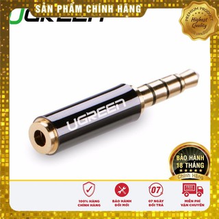 [Free ship 150K] Đầu chuyển đổi 3.5mm (đực) sang 2.5mm (cái) dài 25mm UGREEN 20502 chính hãng