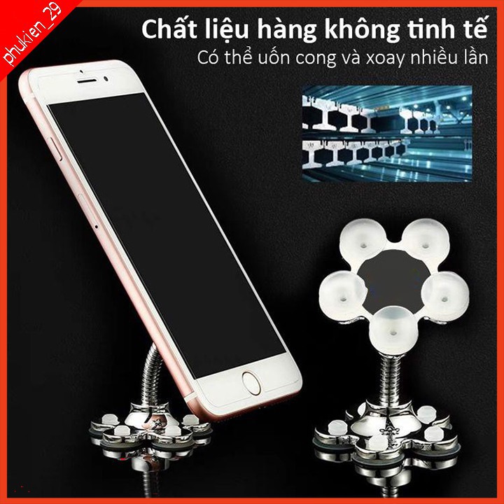 Giá Đỡ Điện Thoại Hút Chân Không Xoay 360 Độ Siêu Chắc Chắn - Thiết Kế Mẫu Hình Hoa Mai Sang Trọng ( Màu Ngẫu Nhiên ) TO