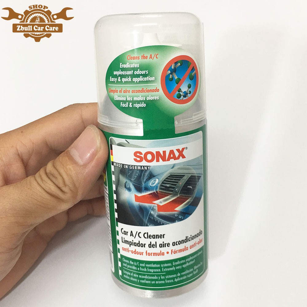 Khử Mùi Nấm Mốc Dàn Lạnh Ô Tô Sonax A/C Cleaner Counter Display