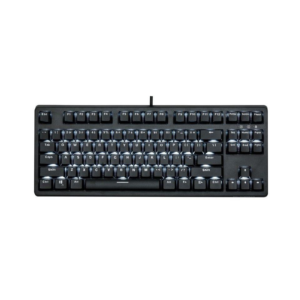 [HOT] Phím cơ E-dra EK387 Gateron Blue/Brown/Red/Yellow/Black switch dây liền, led đơn sắc - Hàng chính hãng