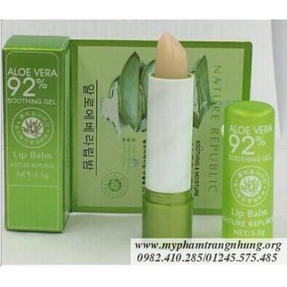 Son dưỡng môi lô hội Aloe Vera 92%