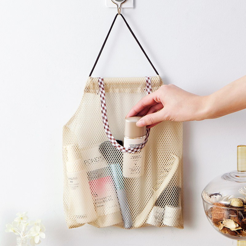 Túi Lưới Treo Tường, Túi Đựng Tỏi, Đựng Rau Củ, Đựng Thực Phẩm Đa Năng, Túi Treo Tường Chống Ẩm Mốc