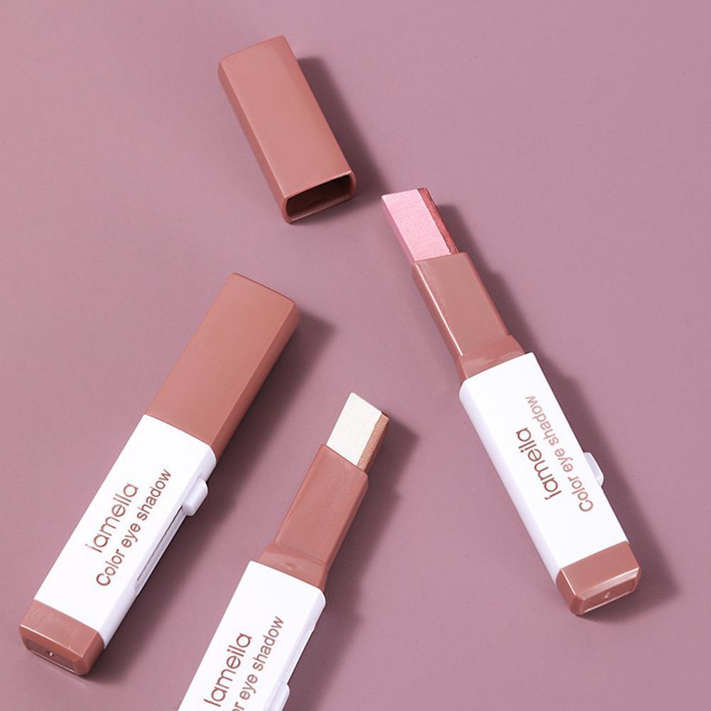 [Hàng mới về] Phấn mắt dạng thỏi Lameila Y2N8 2 màu gradient long lanh