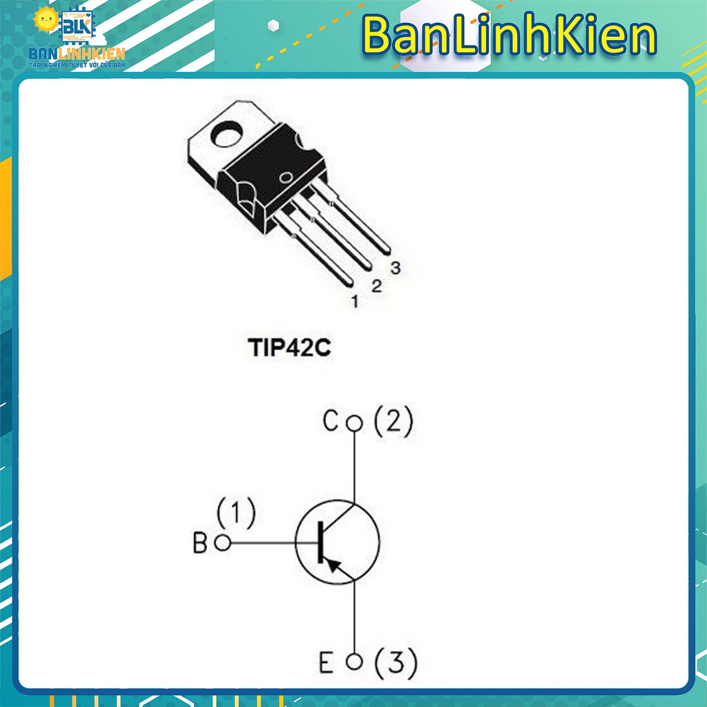 TIP42C TO220 TRANS PNP 6A 100V/ Transistor PNP