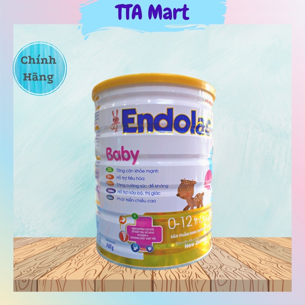 Sữa bột Endolac Baby – Sữa viện dinh dưỡng giúp bé yêu phát triển toàn diện dành cho trẻ 0-12 tháng tuổi 900g
