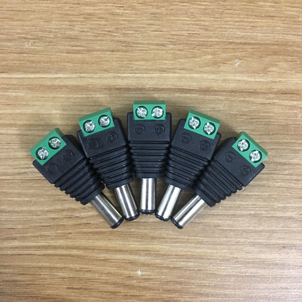 Đầu Nguồn DC Đực Dùng Vít Chuyên Dụng Cho Camera An Ninh Giám Sát, Các Thiết Bị Điện 12V-24V,... | BigBuy360 - bigbuy360.vn