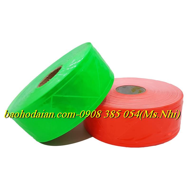 Cuộn phản quang nhựa hoạt tiết W 5cm x 50m may kèm quần áo- Nhiều màu lựa chọn