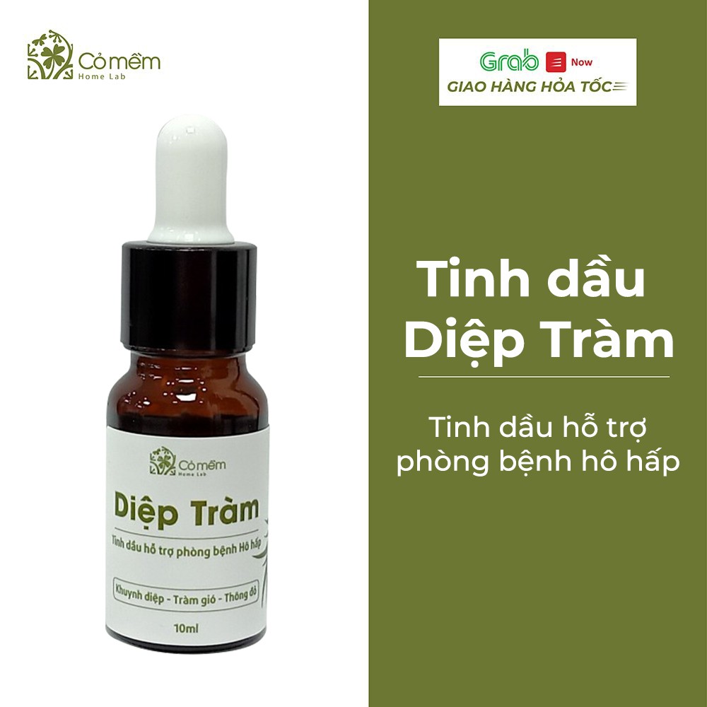 Tinh dầu nhỏ giọt Diệp Tràm Thiên Nhiên Nguyên Chất Khuynh Diệp Tràm Gió Thông Đỏ Cỏ Mềm 10ml