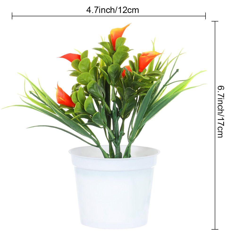 Chậu Hoa Lily Giả Dùng Trang Trí Sân Khấu Tiệc Tùng