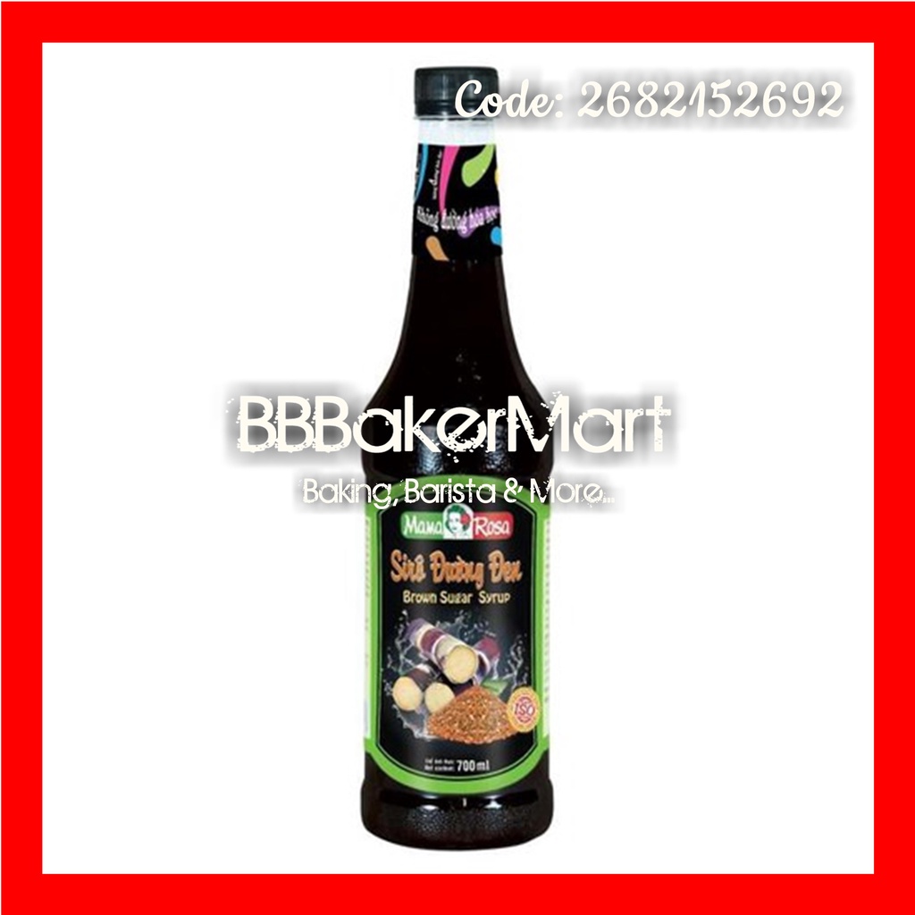 Siro ĐƯỜNG ĐEN hiệu MAMA ROSA Golden Farm - Chai 700ml