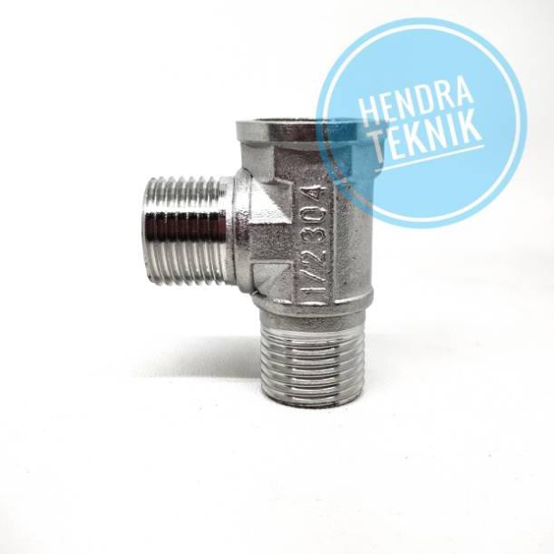 Thanh nối vòi nước chữ T 3 đầu nối cho nhà ở