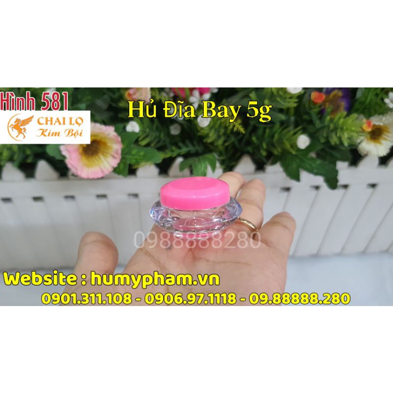 Hủ Đựng Mẫu Thử Kem - Hủ Đĩa bay 3g & 5g