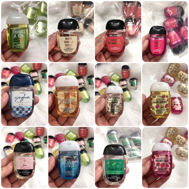 ❤️ [Hàng Mỹ, Có Sẵn] Gel rửa tay khô diệt khuẩn Bath & Body Works 29ml Mỹ, rất thơm, mềm mịn da