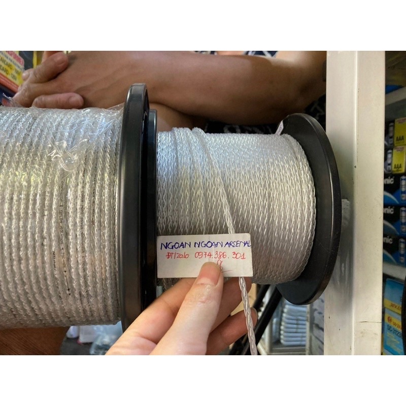 dây tín hiệu cao cấp mạ bạc 3.5 ra 2 hoa sen YARBO GERMAN