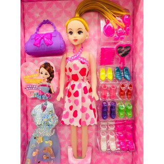 Búp bê hàn quốc tặng kèm tủ giày Aib. 125-55