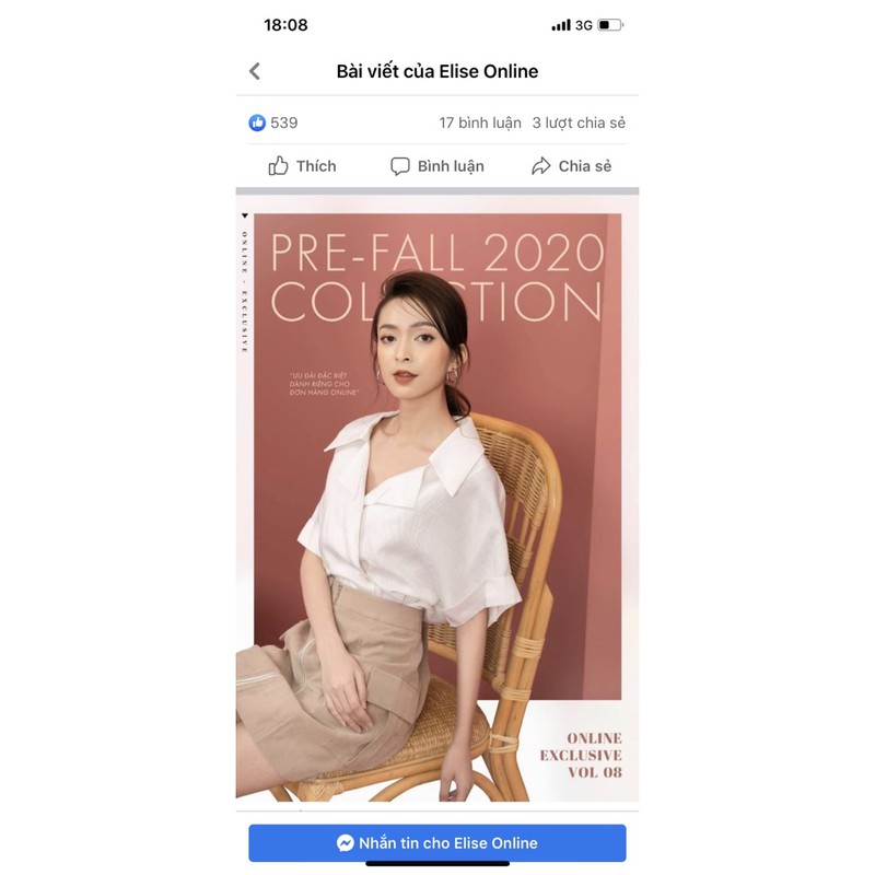 Chân váy Elise s rất mới