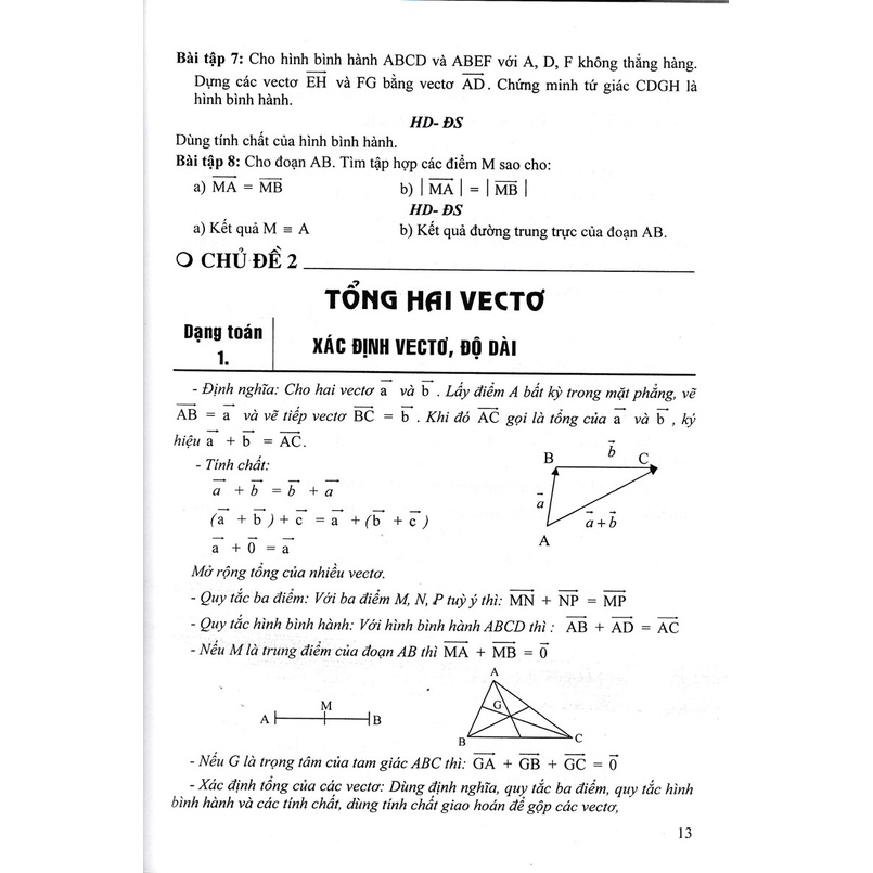 Sách - Phương Pháp Giải Các Chủ Đề Căn Bản Hình Học 10 (Biên Soạn Theo Chương Trình GDPT Mới) - HA