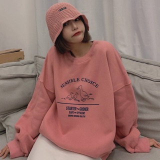 Sweater Ulzzang Hồng