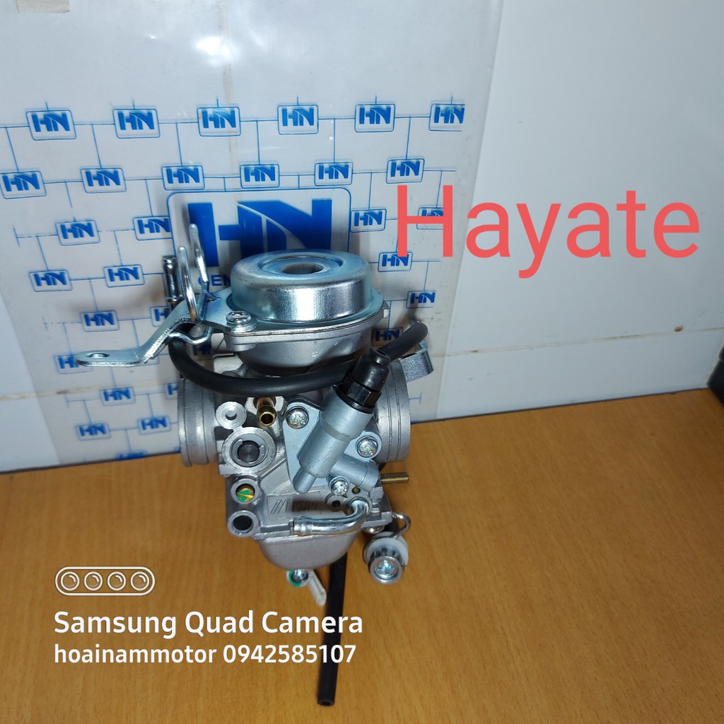 Bộ chế hòa khí xe Hayate   LOẠI A