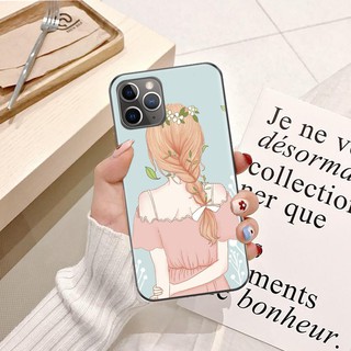 Ốp lưng iPhone XS Max Silicon dẻo hình Phía Sau Cô Gái